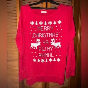 Home Alone shirt.